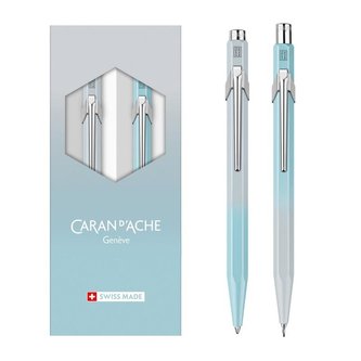 Kuličkové pero a mechanická tužka "849 Blue Lagoon", CARAN D'ACHE 8490.704 Kuličkové pero a mechanická tužka "849 Blue Lagoon", CARAN D'ACHE 8490.704