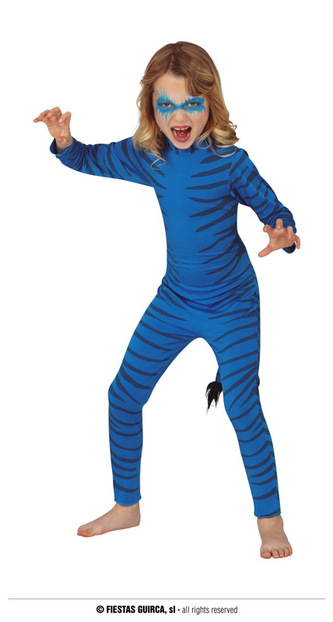 Avatar kostým - overal 7-9 let