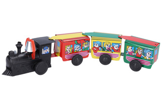 Vlak kovový natahovací 28 cm