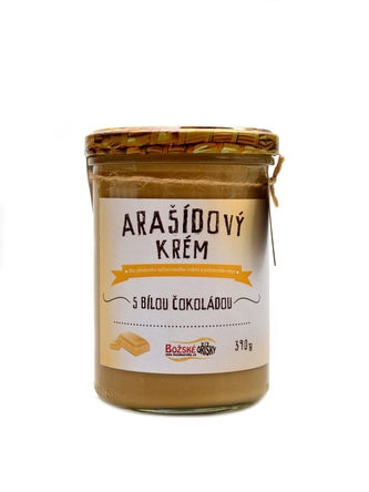 Božské oříšky - Arašídový krém s bílou čokoládou 390 g