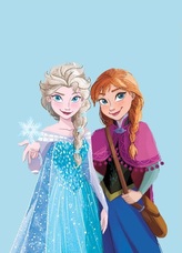 FARO Fleece deka Ledové Království Anna a Elsa  Polyester, 100/140 cm