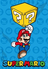 FARO Fleece deka Super Mario Cube  Polyester, 100/140 cm