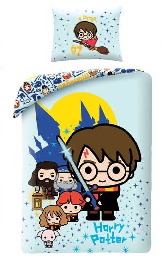 HALANTEX Povlečení do postýlky Harry Potter  Bavlna, 100/135, 40/60 cm