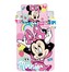 JERRY FABRICS Povlečení do postýlky Minnie pink square baby  Bavlna, 100/135, 40/60 cm