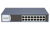 HIKVISION switch DS-3E0116R-O/ 16x port/ 10/100Mbps RJ45 porty/ 3.2 Gbps/ napájení 220 VAC (50/60Hz)