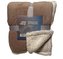 JERRY FABRICS Deka microflanel super soft s beránkem Capucino  Polyester, 150/200 cm