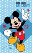 DETEXPOL Dětský ručník Mickey hvězdičky  Bavlna - Froté, 50/30 cm