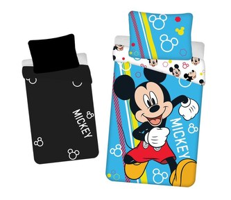 JERRY FABRICS Povlečení Mickey Happy svítící  Bavlna, 140/200, 70/90 cm