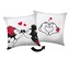 JERRY FABRICS Polštářek Mickey and Minnie Love 05 Polyester, 40/40 cm