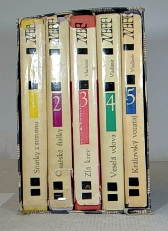 Vladimír Neff svazek 5x: Sňatky z rozumu, Císařské fialky, Zlá krev, Veselá vdova, Královský vozataj