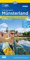 ADFC-Regionalkarte Münsterland, 1:75.000, mit Tagestourenvorschlägen, reiß- und wetterfest, E-Bike-geeignet, mit Knotenpunkten,
