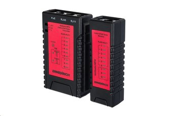 Tester kabelů a PoE Ermenrich NetGeeks NP10