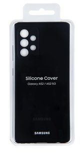 EF-PA525TBE Samsung Silikonový Kryt pro Galaxy A52/A52 5G/A52s Black (Pošk. Balení)
