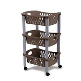 regál 3-dílný-30x40x70cm, OTELLO mocca, plast