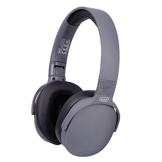 Sluchátka Trevi, DJ 12E45 BT/BK, bezdrátová, Bluetooth, MP3, mikrofon, dobíjecí lithiová baterie