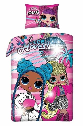 HALANTEX Povlečení LOL OMG Moves  Bavlna, 140/200, 70/90 cm