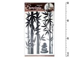 Samolepící dekorace 10015 bambus šedý 60x32cm