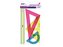 pravítko rýsovací set COLOURS 4 kusy 5310109
