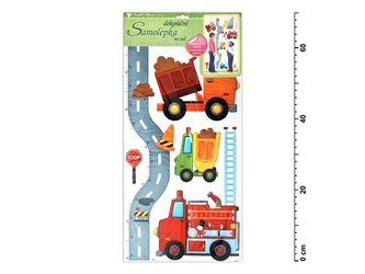 Samolepící dekorace 10098 silnice s auty 70x33cm Samolepící dekorace 10098 silnice s auty 70x33cm