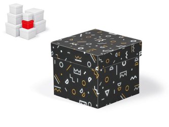 krabice dárková C-C007-B 10x10x9cm 5371003