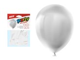 balónek nafukovací 12ks sáček standard 30cm bílý 8000122