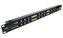 Patch panel POE UTP cat.5e 12p 1U Black, 19" rack