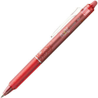 Pilot, Roller FriXion Ball Clicker, 0.7, (M) střední, korálová růžová