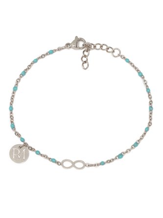 Proud MaMa Náramek Steel nekonečno v barvě stříbrné 465