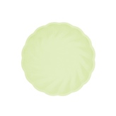 EKO - papírové talíře kulaté - Vert Decor, pastelově zelené - 18,8 cm 6 ks