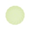 EKO - papírové talíře kulaté - Vert Decor, pastelově zelené - 18,8 cm 6 ks
