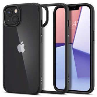 Spigen Crystal Hybrid, matte black - iPhone 13