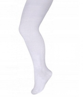 Dětské silonky, punčocháče, bílé, vel. 128/134; 128-134 (7-9r)