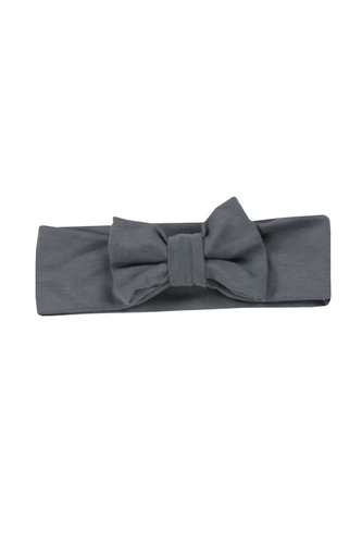 enie baby Dětská čelenka Minnie 12-16m BAMBOO šedá