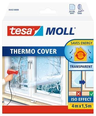 Termoizolační fólie na okna "tesamoll® 5432", 1,5 m x 4 m, TESA