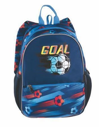 Batoh "Junior Goal Time", modrá-fotbal, PULSE 122130