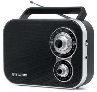 Přenosné rádio "M-051R", černá, MUSE M051R
