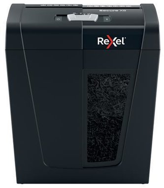 Skartovací stroj "Secure X8", křížový řez, 8 listů, REXEL