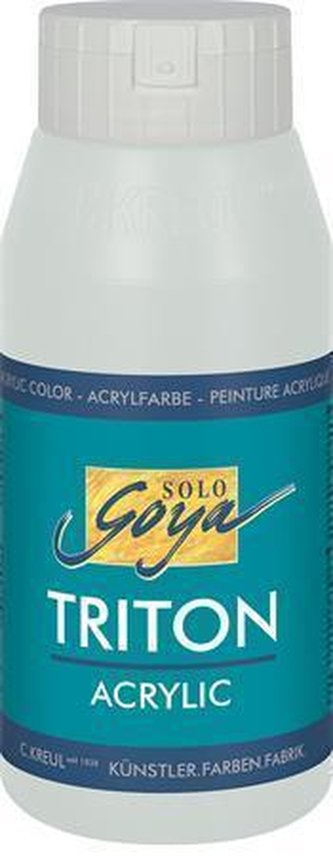 Akrylová barva "TRITON SOLO GOYA", stříbrná, 750 ml, KREUL