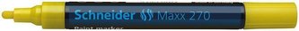 Permanentní lakový popisovač "Maxx 270", žlutá, 1-3mm, SCHNEIDER