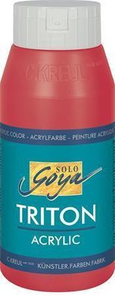 Akrylová barva "TRITON SOLO GOYA", vínově červená, 750 ml, KREUL