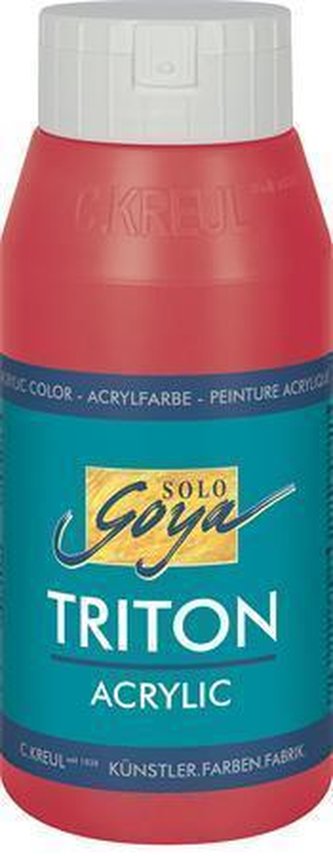 Akrylová barva "TRITON SOLO GOYA", vínově červená, 750 ml, KREUL