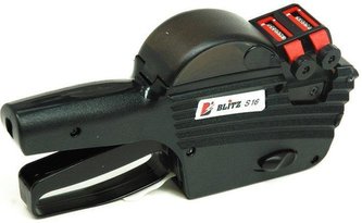 Etiketovací kleště "S16", 2 řádkové, 8+8 znaků, BLITZ Etiketovací kleště "S16", 2 řádkové, 8+8 znaků, BLITZ