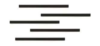 Samolepicí magnetický proužek "DURAFIX® RAIL", černá, A4, DURABLE