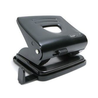 Děrovačka "825", 2 otvory, černá, 25 listů, kov, RAPESCO