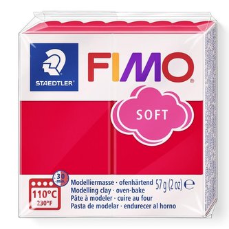 FIMO® soft 8020 56g červená