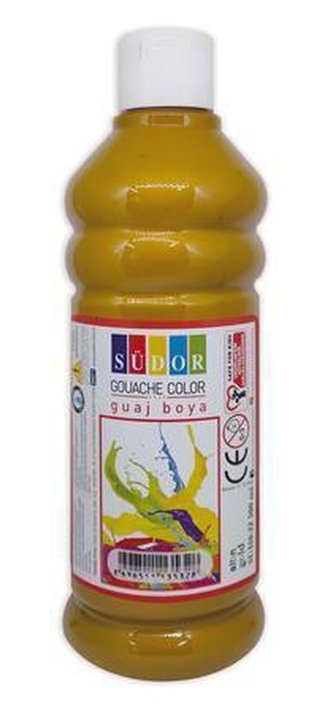 Temperová barva, zlatá, 500ml, Südor