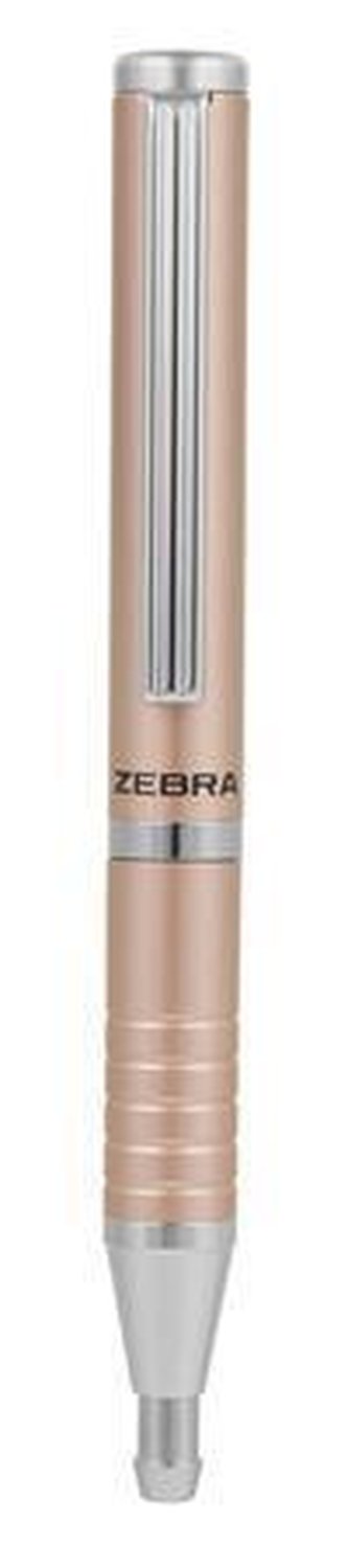 10082 Kuličkové pero "SL-F1", modrá, 0,24 mm, teleskopické, kovové, pudrově růžové tělo, ZEBRA
