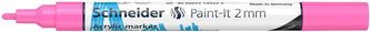120109 Akrylový popisovač "Paint-It 310", růžová, 2 mm, SCHNEIDER