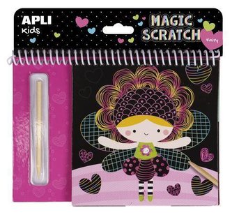Škrabací obrázky "Magic Scratch", víly, APLI 16525