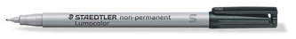 Nepermanentní popisovač, "Lumocolor 311 S", černá, OHP, 0,4 mm, STAEDTLER
